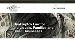 Desktop Screenshot of clagettbankruptcy.com